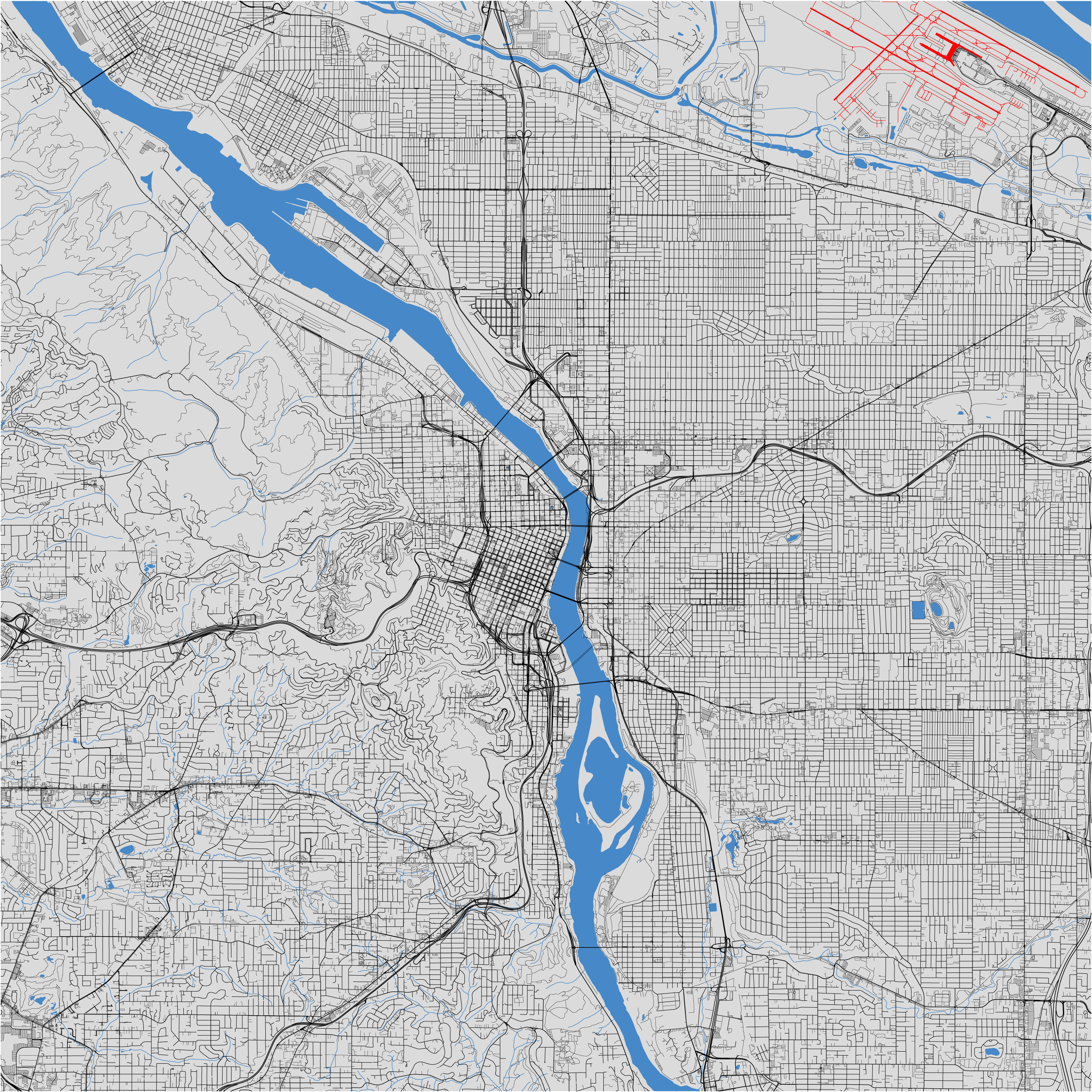 Portland Map